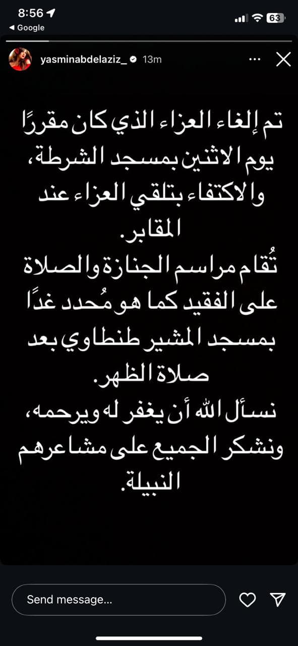 الفنانة ياسمين عبد العزيز