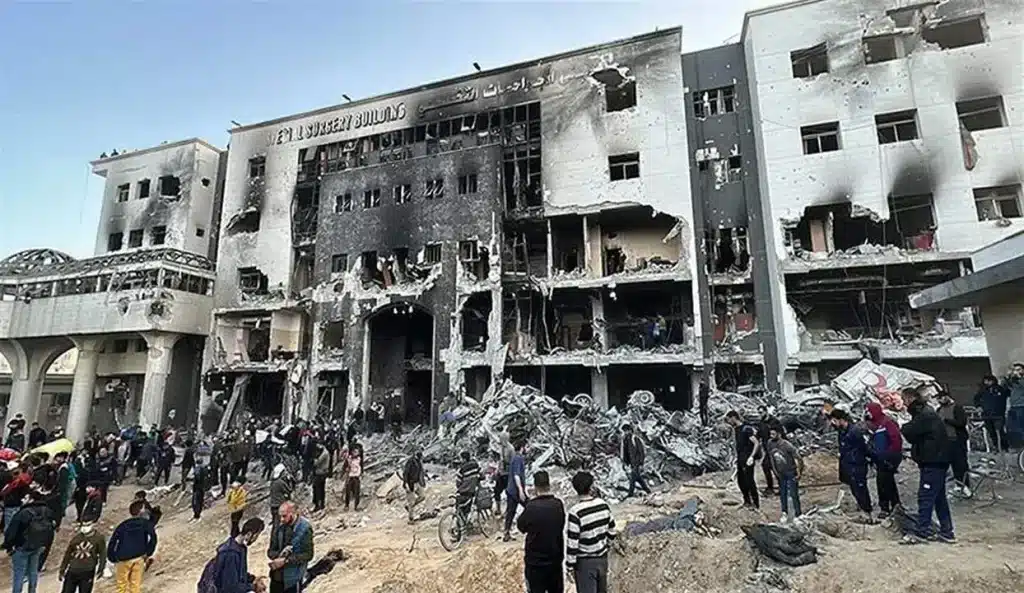 التعدي على منظمة الصحة العالمية في غزة