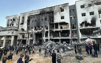 التعدي على منظمة الصحة العالمية في غزة